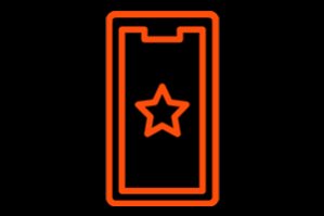 icone badge com estrela